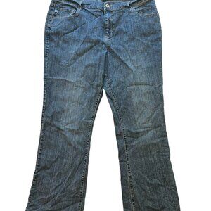 Duck Head Jeans Co. Woman Stretch 20W Average 38x30 Blue Bootcut High Rise Denim